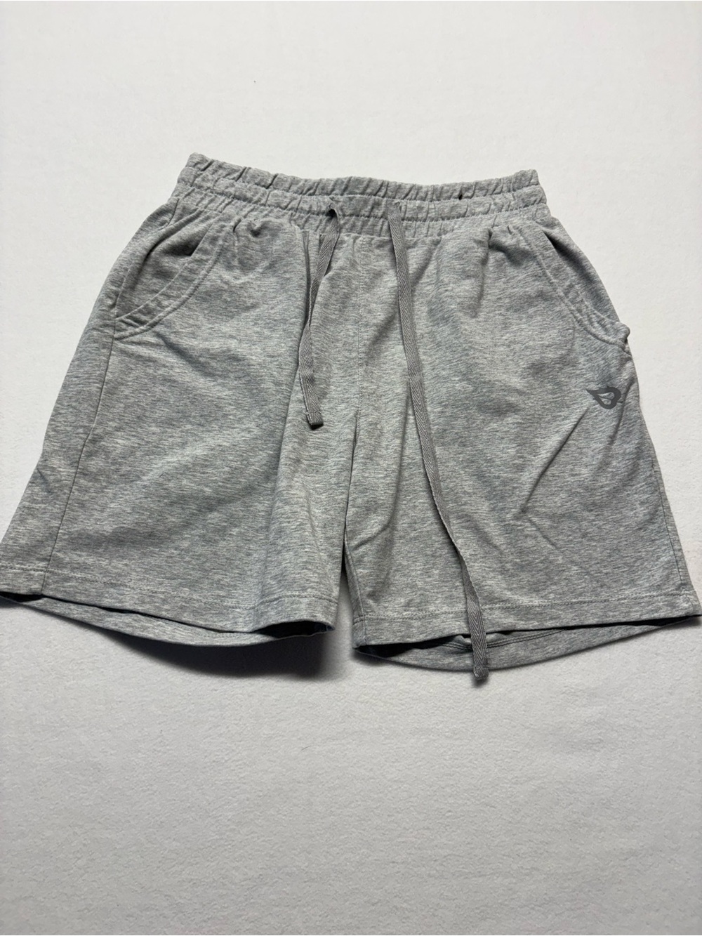 Baleaf Light Grey Athletic Drawstring Shorts